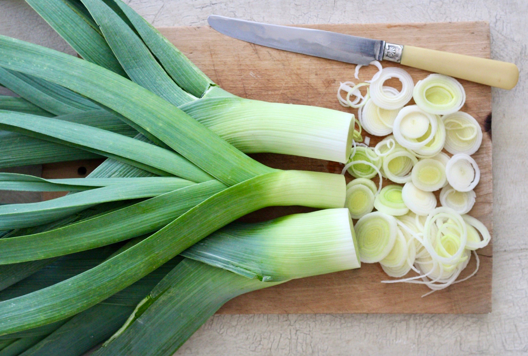 Salmon with Caramelized Leeks - Polly Ruth